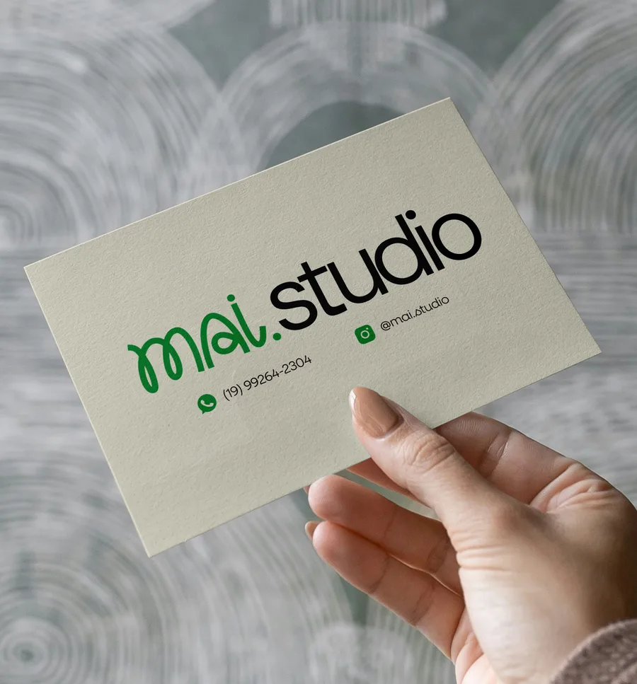 Cartão de visita mai.studio